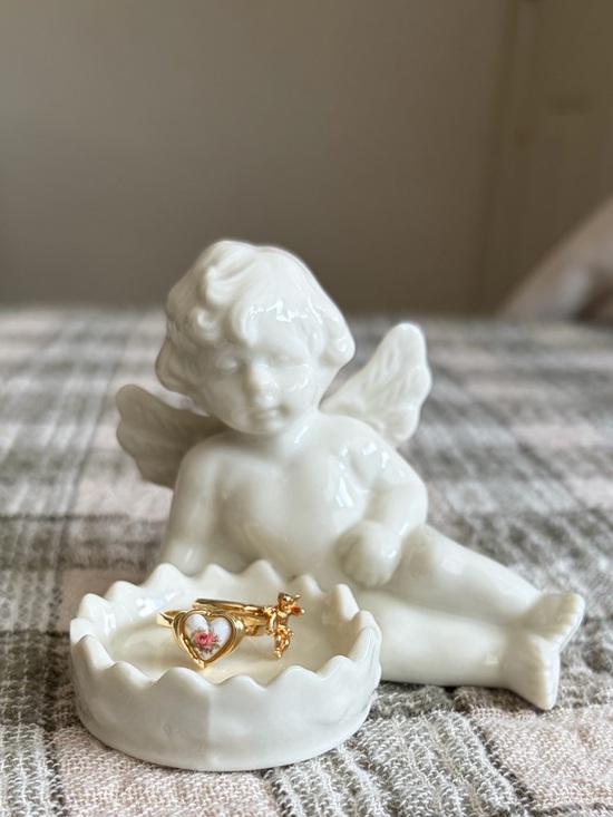 Other - Vintage Cherub Mini Trinket Dish